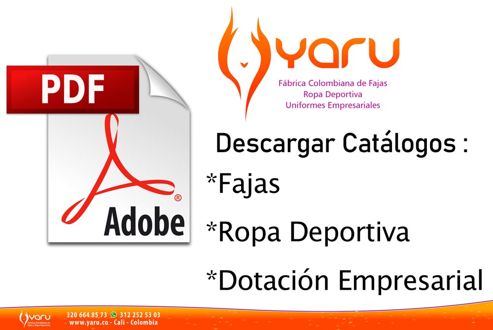 YARU Fabrica Colombiana Catalogos Mayoristas Fajas Ropa Deportiva