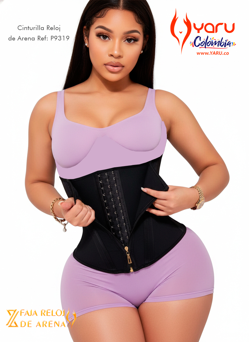 Cinturilla reloj de arena colombiana YARU Ref P9319